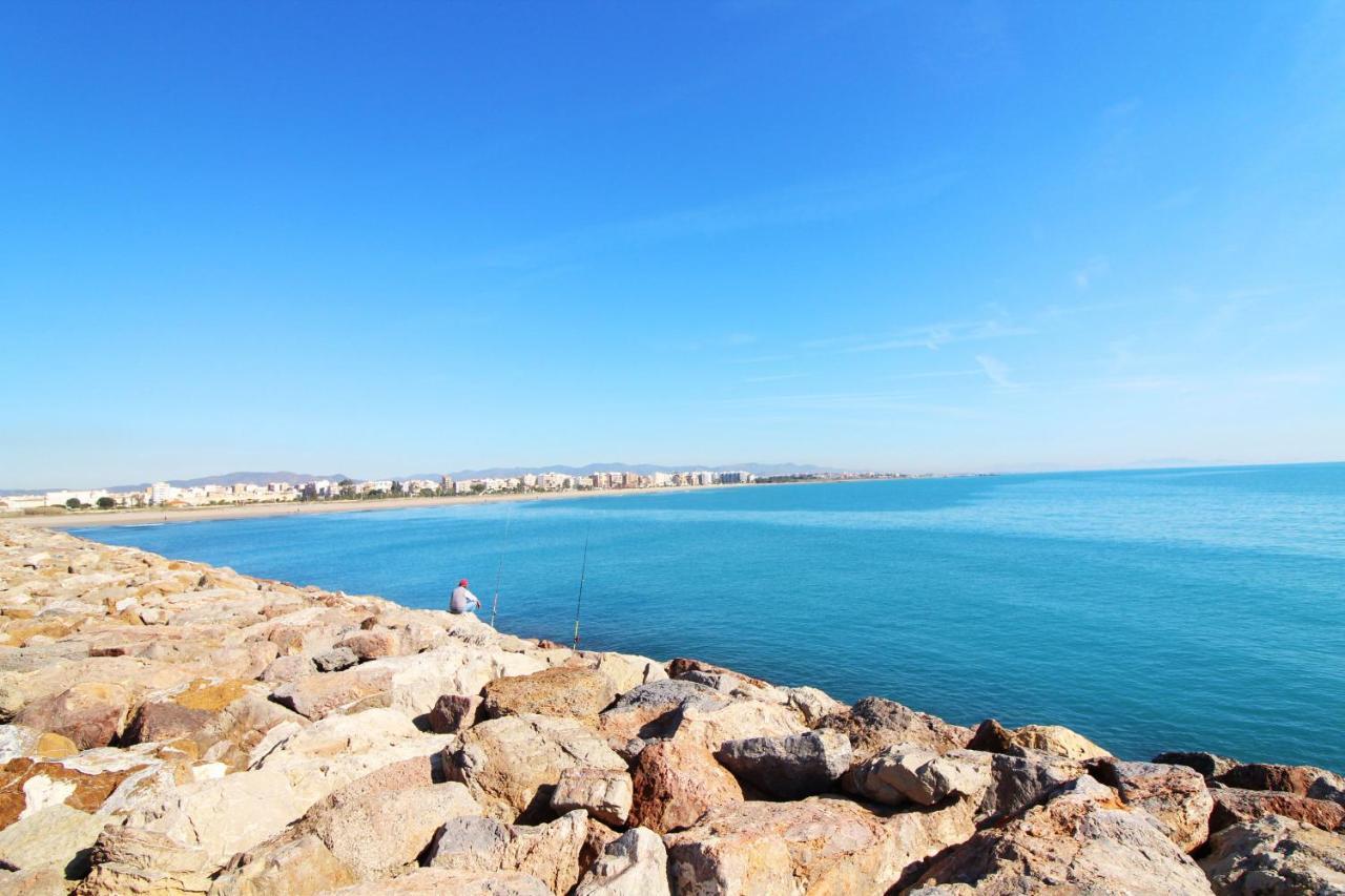 Global Properties, Bonito Apartamento En Urbanizacion Ciudad Mar Sagunto Eksteriør bilde