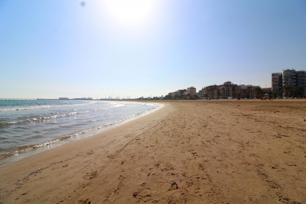 Global Properties, Bonito Apartamento En Urbanizacion Ciudad Mar Sagunto Eksteriør bilde